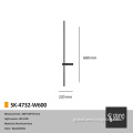 China Cross shaped aluminum black or white wall light Supplier